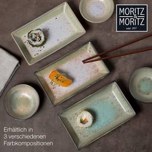 4tlg Sushi Geschirr-Set 2 Personen Grün