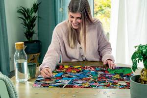 Puzzle Wunder Herausforderungspuzzle Blau - Papier - 50 x 1 x 70 cm