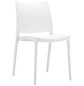 Chaise ENZO Blanc - Blanc