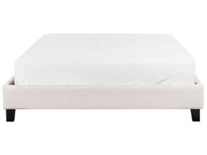 Doppelbett ROANNE Beige - Creme - Eiche Dunkel - 150 x 213 cm