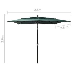 Parasol Vert - 250 x 260 x 250 cm