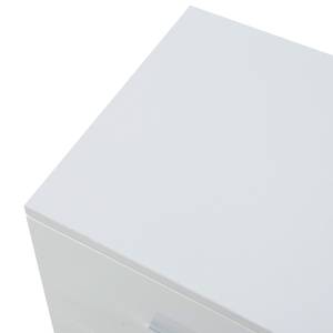 Set de 2 tables de chevet Aurdal Blanc crème brillant