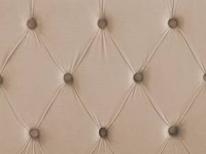 Lit double LUBBON Beige - Argenté - 209 x 142 x 215 cm