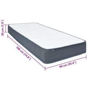 Matelas de sommier tapissier 3002108 90 x 190 cm