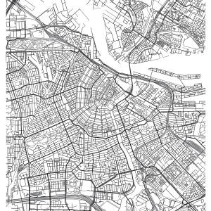 Tableau amsterdam netherlands 30 x 45 cm - Fibres naturelles