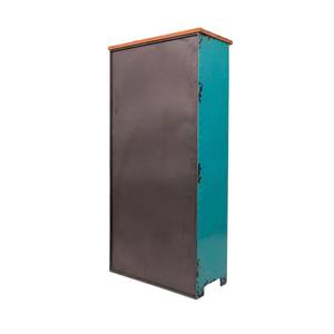 Armoire casier en métal turquoise Turquoise - Métal - 75 x 153 x 38 cm