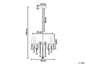 Lampe suspension EVANS Noir