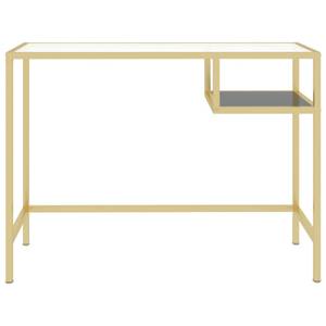 Bureau d'ordinateur Noir - Verre - 100 x 74 x 100 cm