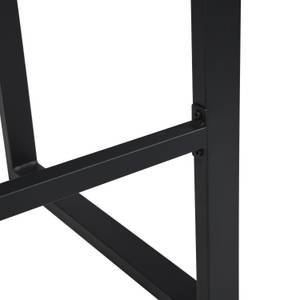 Bartisch LOTTE 80x80cm Schwarz - Holzwerkstoff - Metall - 80 x 95 x 80 cm