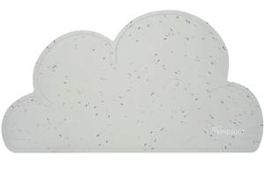 Platzdeckchen Wolke Konfetti Grau - Kunststoff - 49 x 1 x 27 cm