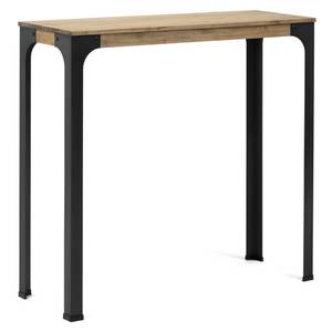 Table Mange debout Bristol 70x110x108 cm Noir - Bois massif - Bois/Imitation - 110 x 108 x 70 cm