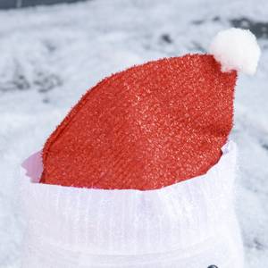 Weihnachten Schneemann 830-411 Grün - Textil - 30 x 51 x 30 cm