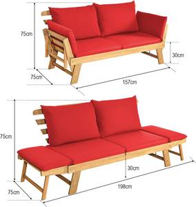 Gartenbank AB93317 Rot