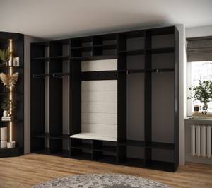 Garderobe Inova 1 Z9 Schwarz - Braun - Schwarz