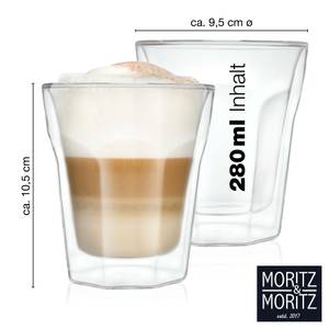 Kelch Kaffegläser 4x280ml doppelwandig 21 x 13 x 21 cm