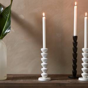 RM Isla Candle Leuchter Weiß - Metall - 10 x 26 x 10 cm
