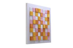 Holzbild Cube Constellation Holz teilmassiv - 80 x 80 x 6 cm