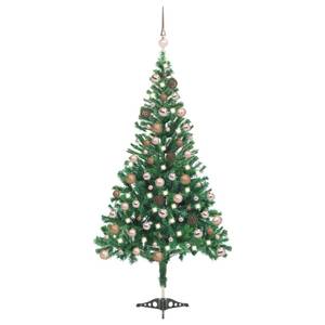 Weihnachtsbaum 3009437-2 Grün - Rosé - 90 x 180 x 90 cm