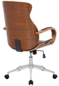 Chaise de bureau Melilla Marron - Imitation noyer