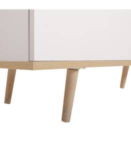 Geschirrschrank Copenhague Weiß - Holzwerkstoff - 40 x 185 x 100 cm