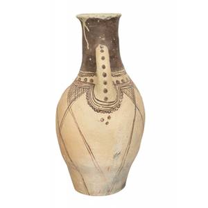 Vase SAHARA III Braun - Keramik - Stein - 24 x 54 x 27 cm