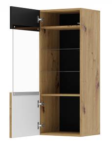 Wandschrank AURIS 45x37x115 Beige - Schwarz - Holzwerkstoff - Kunststoff - 45 x 115 x 37 cm