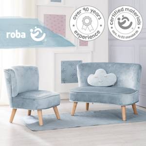 Lil Sofa Set inkl. Sofa, Sessel & Kissen Hellblau