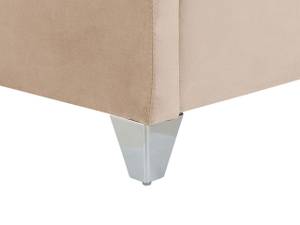 Doppelbett LUBBON Beige - Silber - 209 x 142 x 215 cm