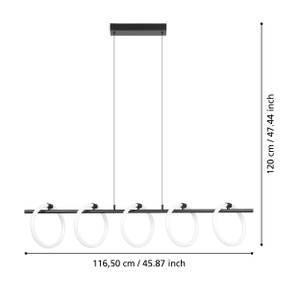 Pendellleuchte Caranacoa Metall