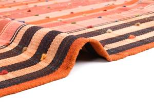 Teppich Jajim CVII Orange - Textil - 139 x 1 x 253 cm