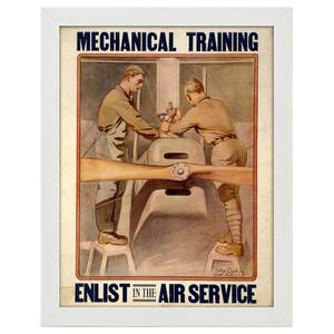 Bilderrahmen Poster Mechanical Training Weiß