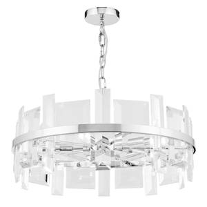 Suspension Luminaire Cerezo 3 Argenté - Métal - 60 x 34 x 60 cm