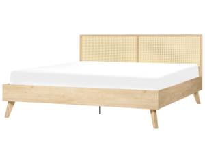 Lit double MONPAZIER Chêne clair - Largeur : 187 cm