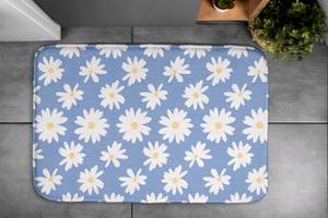 Badteppich Florales Muster 75 x 45 x 75 cm