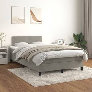 Boxspringbett 3017290-6 Hellgrau - Breite: 120 cm