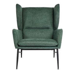 Lounge-Sessel mit Ottomane L62 Grün - Textil - 73 x 96 x 82 cm
