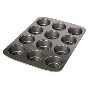 Muffinform Easy Baking Grau - Metall - 7 x 4 x 7 cm