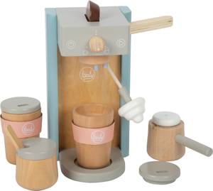 Kaffeemaschinen-Set „tasty“ Blau - Holzwerkstoff - 11 x 19 x 16 cm