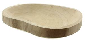 Schale Wood Braun - Holz teilmassiv - 30 x 7 x 7 cm