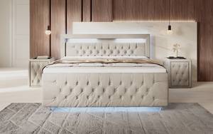 Boxspringbett Lorena Beige - Breite: 160 cm - H3