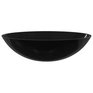 Waschbecken DE351 Schwarz - Glas - 37 x 14 x 50 cm