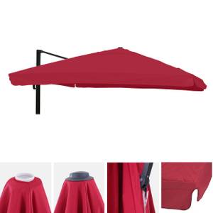 Ersatz-Bezug für Schirm A96 3x3m Rot - Textil - 295 x 1 x 295 cm