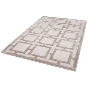 Tapis de salon moderne tissé main NOTE Beige - 120 x 170 cm