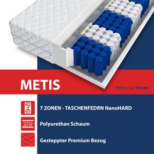 Taschenfederkern-Matratze Metis Breite: 80 cm