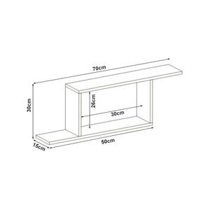 Étagère murale Hagfors Imitation wengé