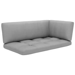 Paletten Ecksofa 3016504-5 Grau - Pinie Honig Dekor