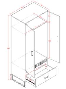 Arbeitszimmer-Set LAMELIX 5-teilig Braun - Holzwerkstoff - 345 x 196 x 50 cm