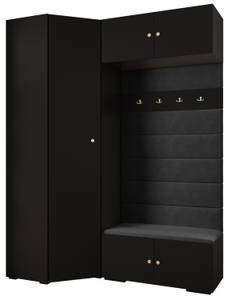 Garderobe Inova 2 Z21 Schwarz - Gold - Gold