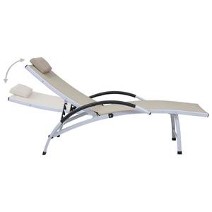 Chaise longue 3005299 Blanc crème