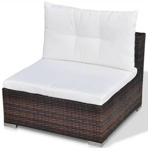 Gartenmöbel-Set Braun - Polyrattan - 74 x 31 x 74 cm